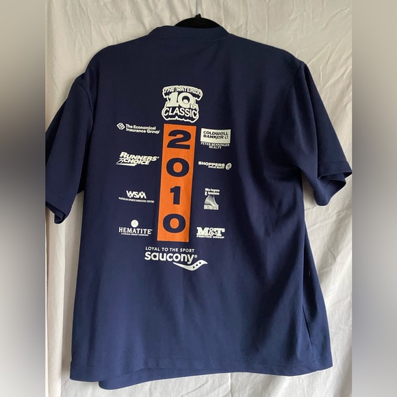 Waterloo 10km clastic running t shirt - Picture 2 of 3